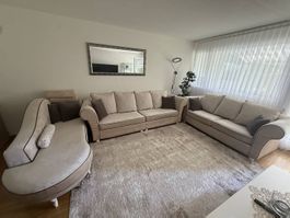 Gemütliches Sofa-Set 🛋️, beige, Frühlings-Schnäppchen!