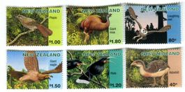 Briefmarken "Vögel". Neuseeland