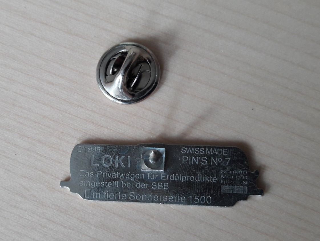 Placchette & Badge: Pin's : LOKI, wagon citerne BP "Zas" des CFF – Usato da Buttes venduto da Cafe2005 1