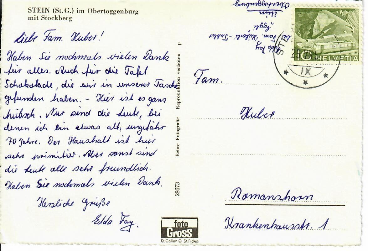 Cartes postales: Stein SG – D'occasion à Hochdorf par Ziegel-16 1