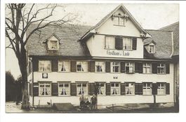 Goldach (SG) Gasthaus zur Linde - echte Foto-AK um 1920