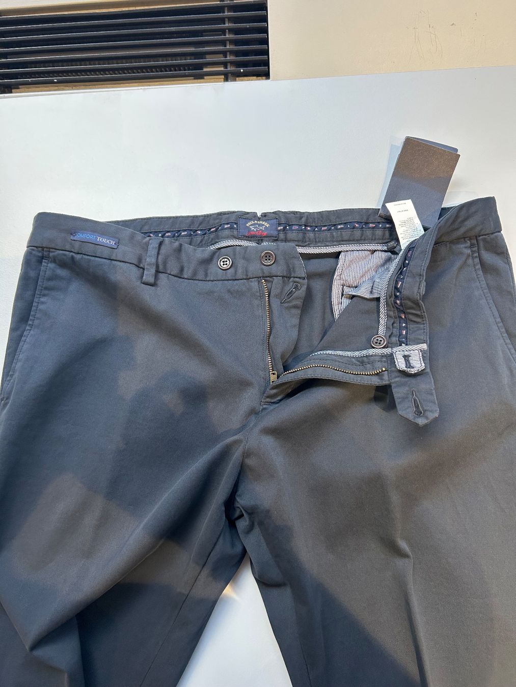 Paul & Shark Pantaloni: Paul & Shark Hose ocean blu, Gr. 48, neu – Nuovo e nell'imballaggio originale da Glattpark(Opfikon) venduto da Cmberger 2
