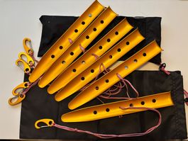 6x Hilleberg Schnee - und Sandhering aus Aluminium