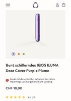 IQOS ILUMA Klappen-Cover -50% Rabatt NEU & OVP Purple Plume