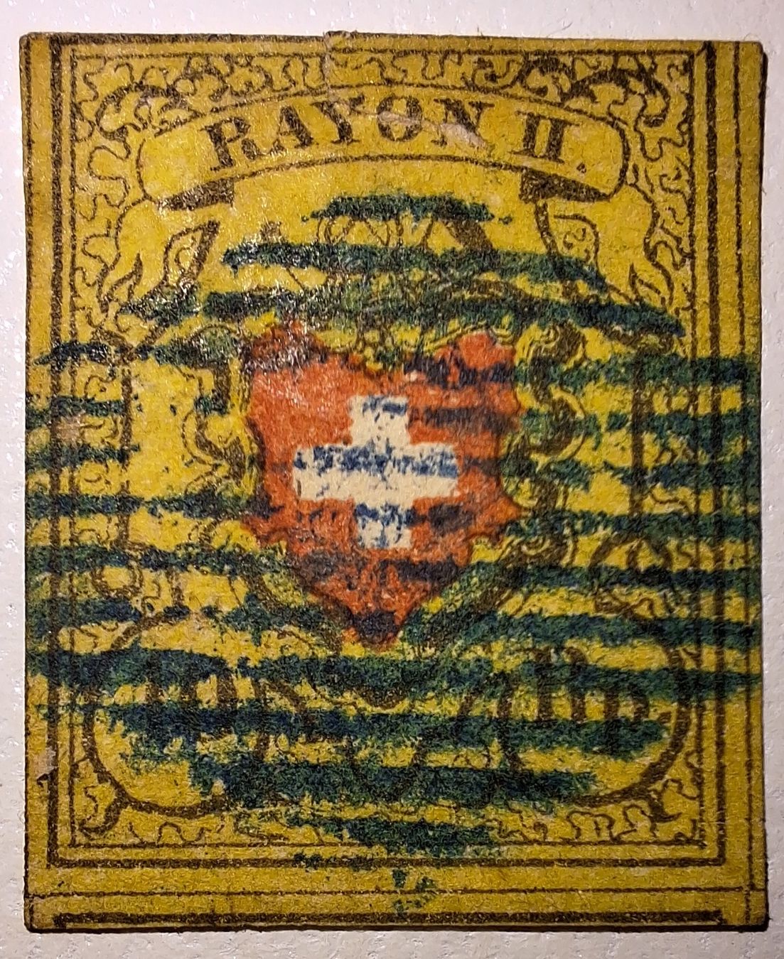 Tutti i francobolli: Rayon 16II Typ 2 D - LO mängel – Usato da Balgach venduto da SIMEON27