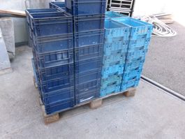 Stabile Kunststoff-Kisten, Lagergebinde  - Produkzion