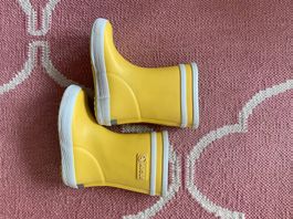 Gummistiefel 21 und 22 Aigle Gelb und Blau