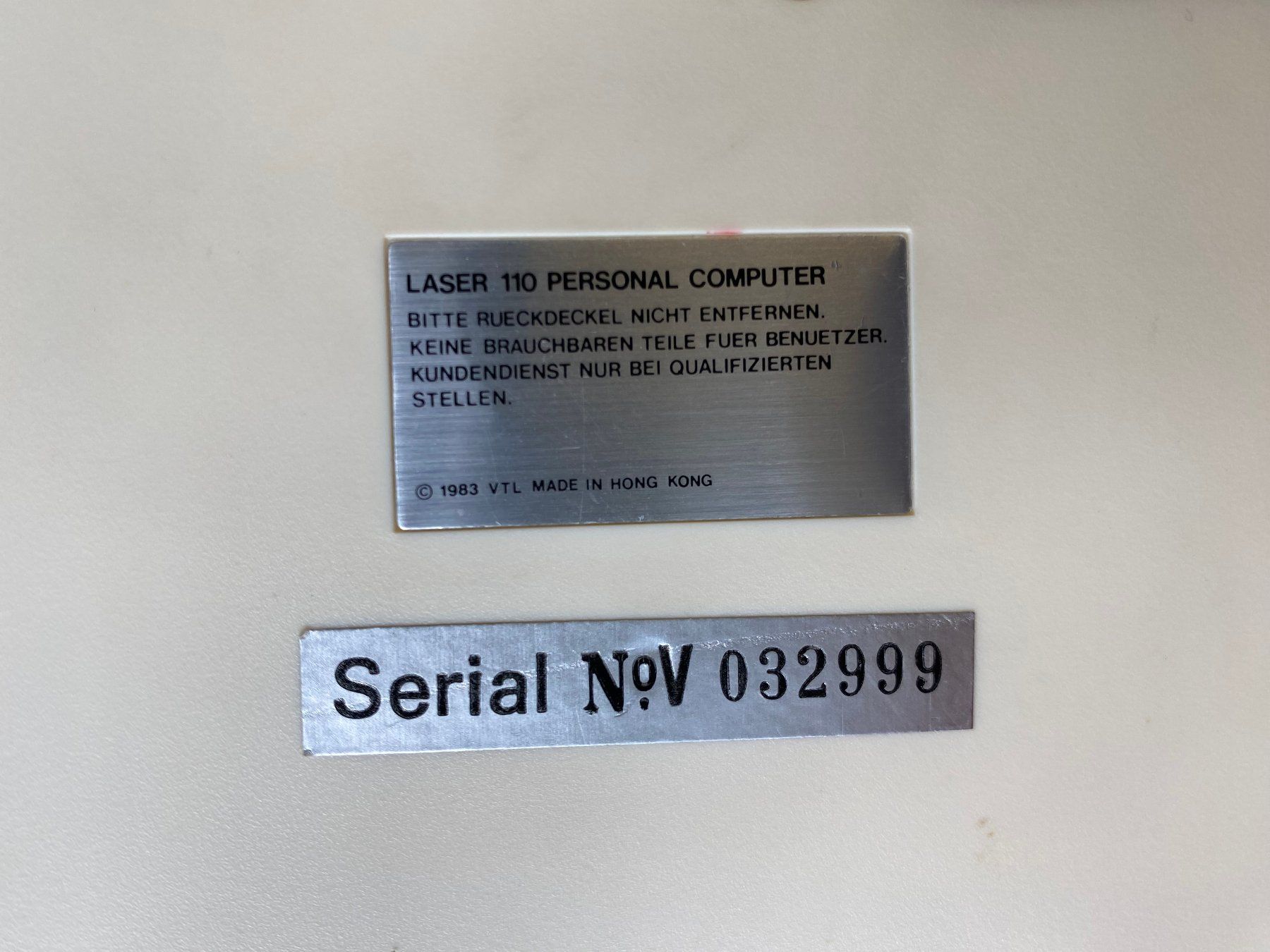 PC: Laser 110 Personal Computer VTech 1983 Retro Z80 getestet – Usato da Wetzikon ZH venduto da BackToRetro 2