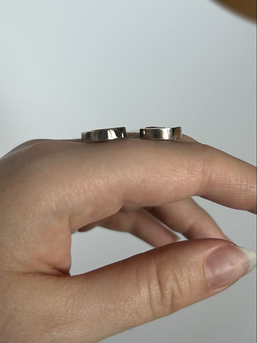 Orecchini pendenti & Orecchini a lobo: Vintage Sterling Silber Mond Ohrringe – Usato da Bern venduto da Ilikebluegems 1