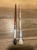 Pinsel Set 2 Stücke gebraucht