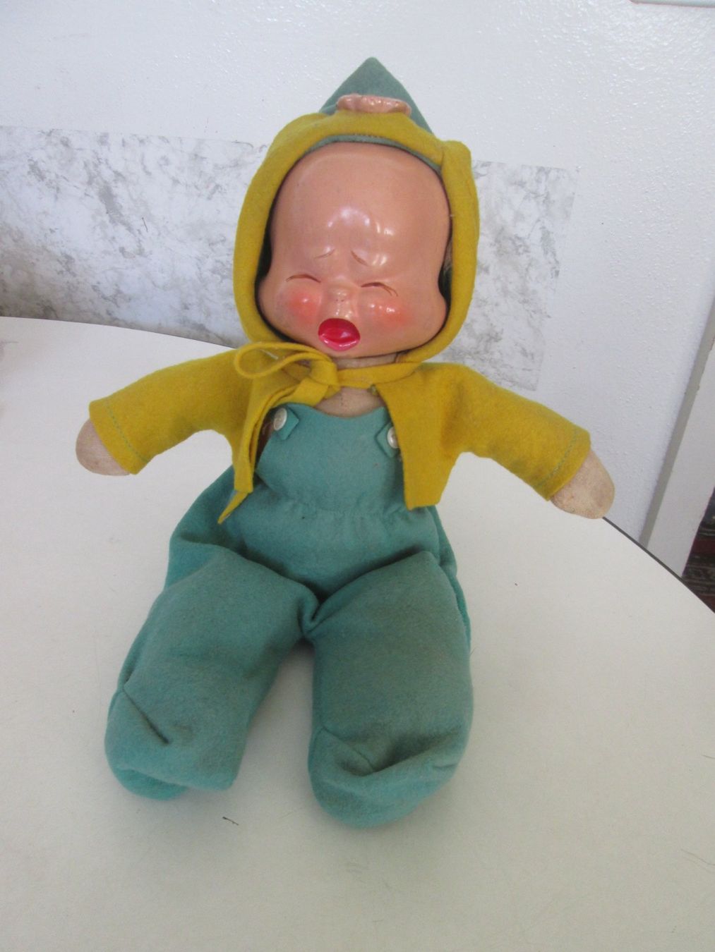 Bambole: Antike Puppe mit 3 Gesichtern – Usato da Sementina venduto da babucia 1