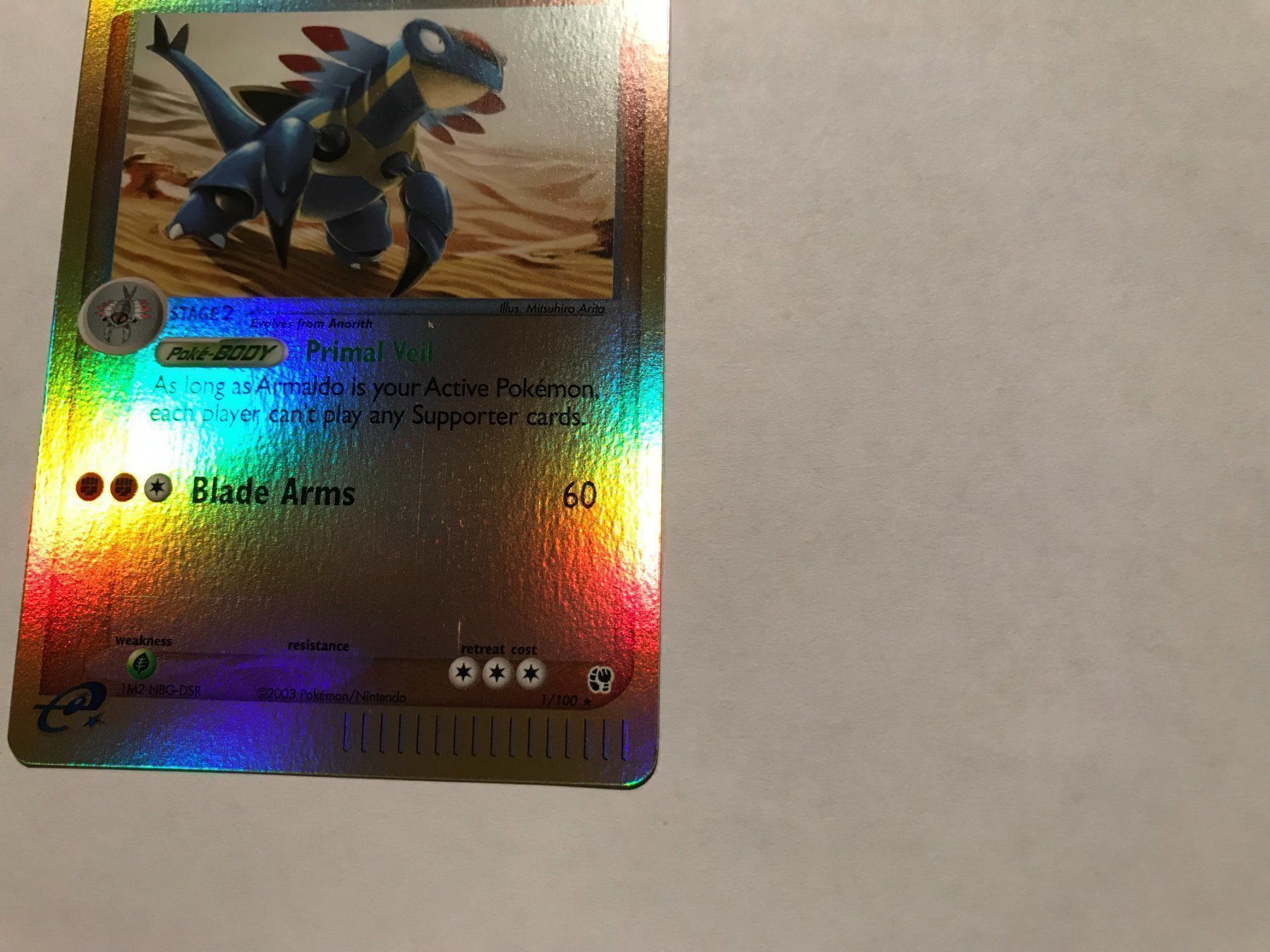 Pokémon Carte collezionabili: Armaldo reverse holo – Nuovo (secondo la descrizione) da Hagendorn venduto da Pokecollectorch 3
