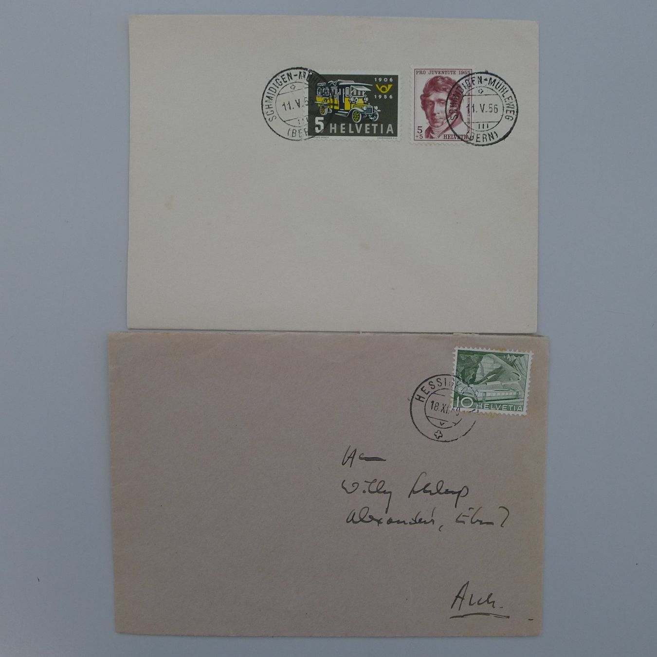 Tous les timbres: 1913-1958, 20 saubere Briefe mit schönen Stempeln, günstig ! – D'occasion à Sursee par Luzernerraute 2