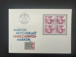 CH Ersttag -  Markenheft ungezähnt 1979  (G2466)