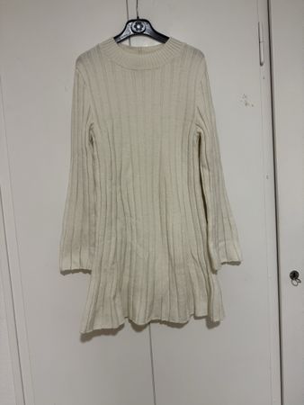 H&M Strickkleid, crèmefarben, Grösse XL, Neu!