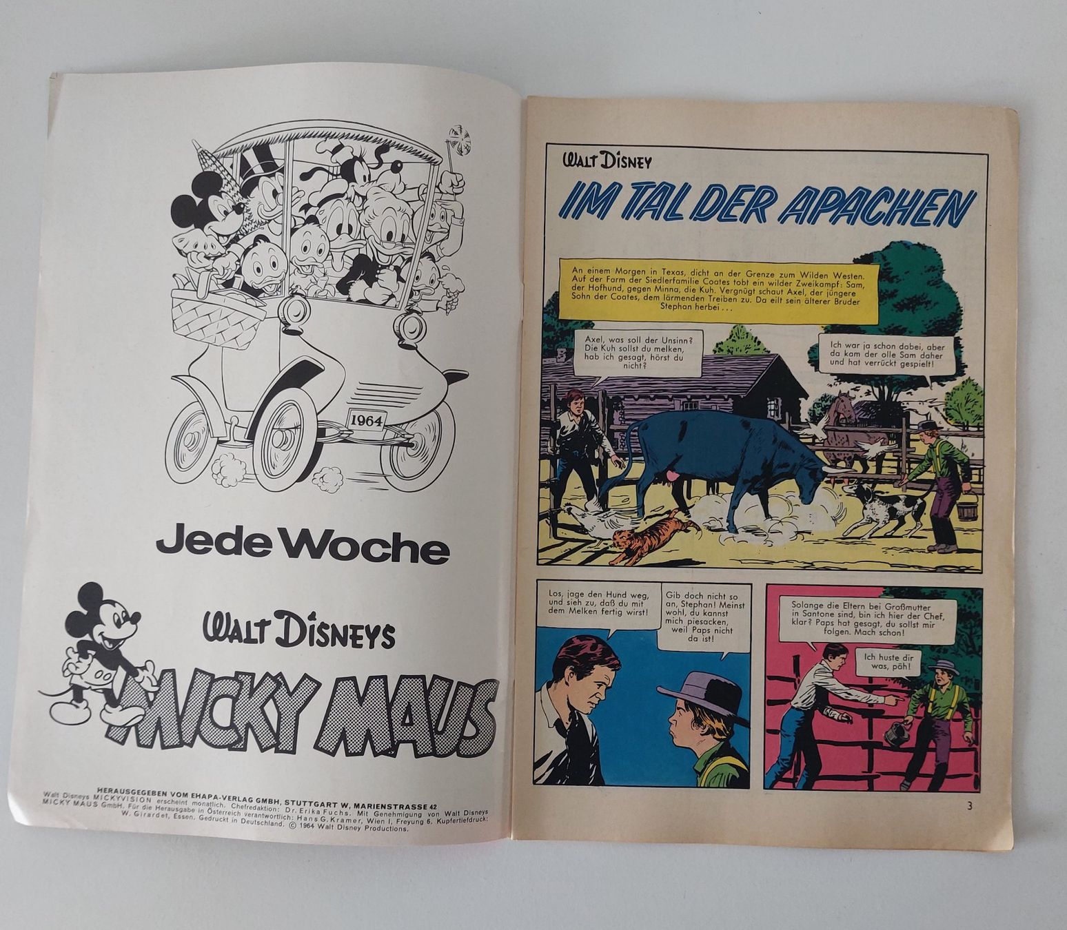 Fumetti: Mickyvision 1964 Nr. 4 Ehapa Verlag Comic – Usato da Schenkon venduto da Uhu007 1