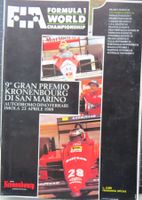 Programm Formel 1 in Imola von 1989
