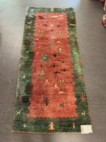 Handgeknüpfter Gabbeh Teppich, persisch, 83 x 190 cm