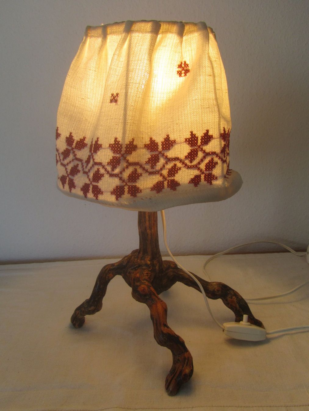Lampade: Wurzelholz - Tischlampe – Usato da Seengen venduto da mikelele 5