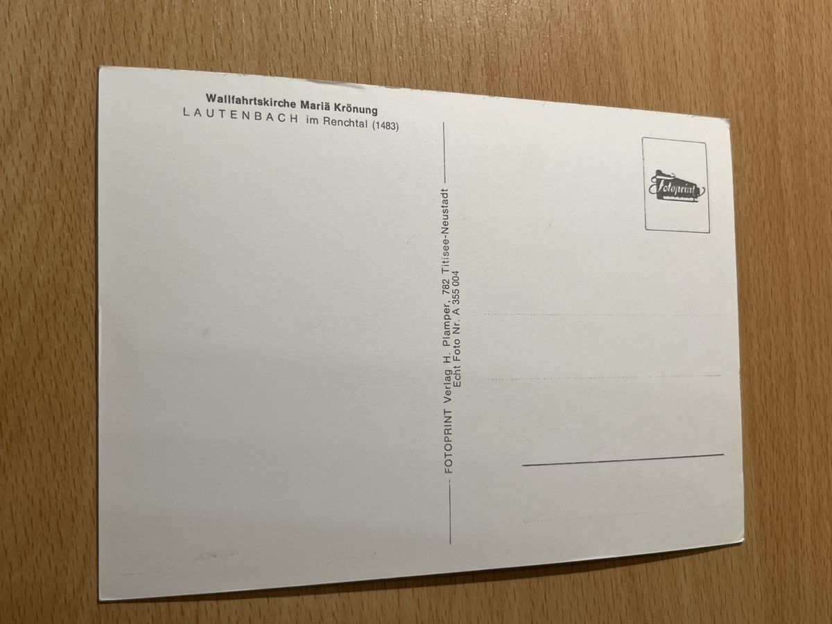 Cartoline postali: Alte Ansichtskarte: Wallfahrtskirche Maria Krönung! Top – Nuovo (secondo la descrizione) da Hinwil venduto da Chuan2 1