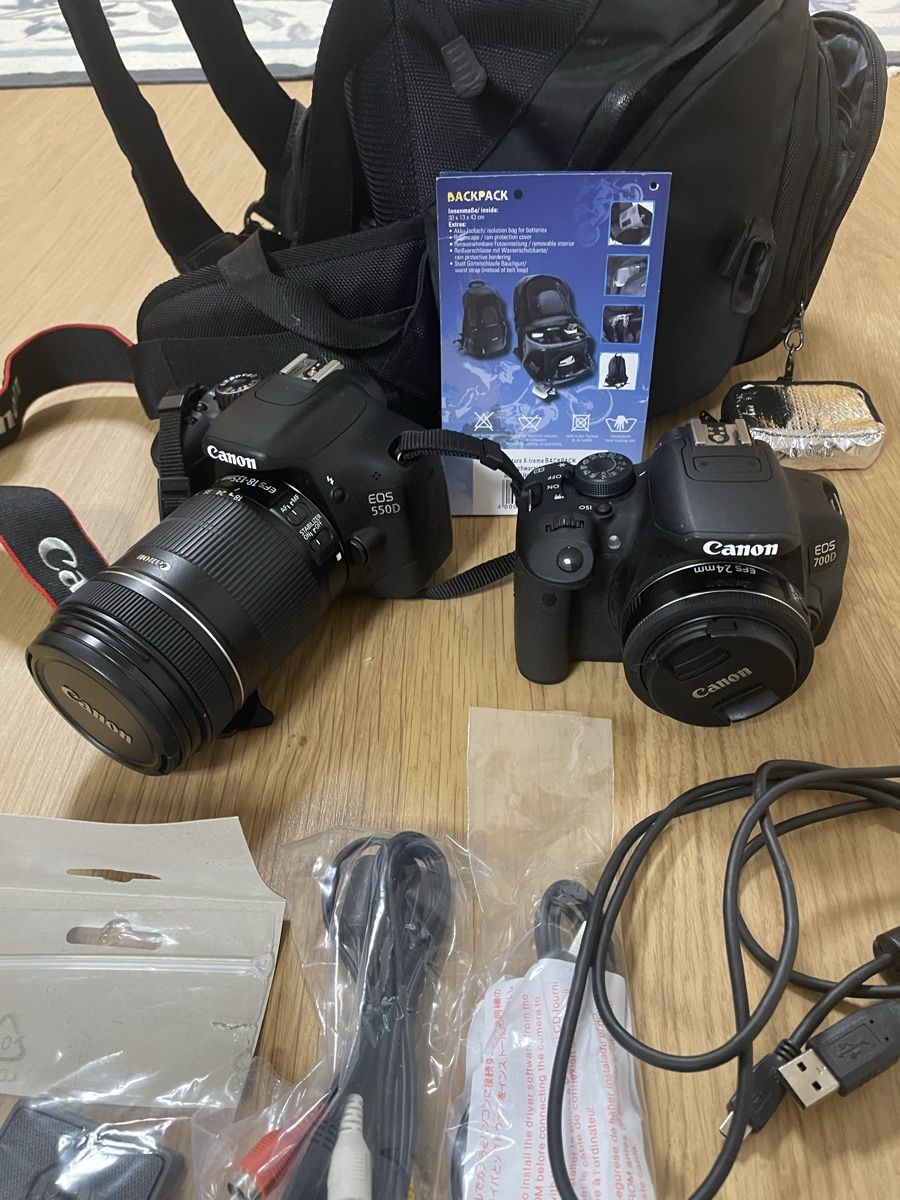 Canon Fotocamera: Canon EOS 550D & 700D Spiegelreflexkamera Set, Top! – Usato da Luzern venduto da gal_28xl