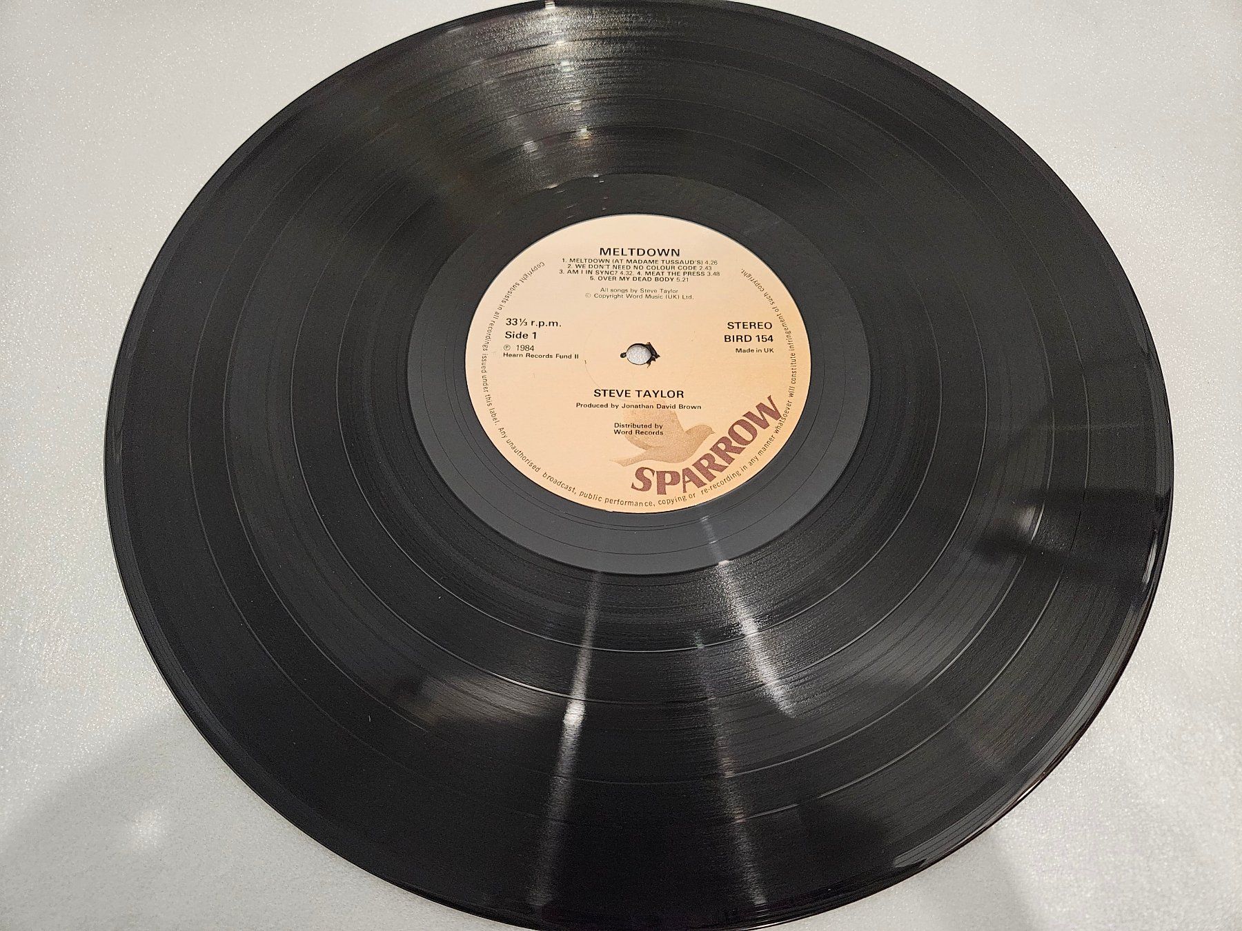 Schallplatten: Steve Taylor – Meltdown – Gebraucht aus Uster von Vinyl-Leidenschaft 3