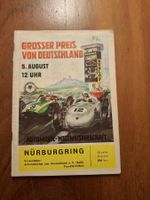 Grosser Preis Deutschland 1961 Nürburgring Programmheft