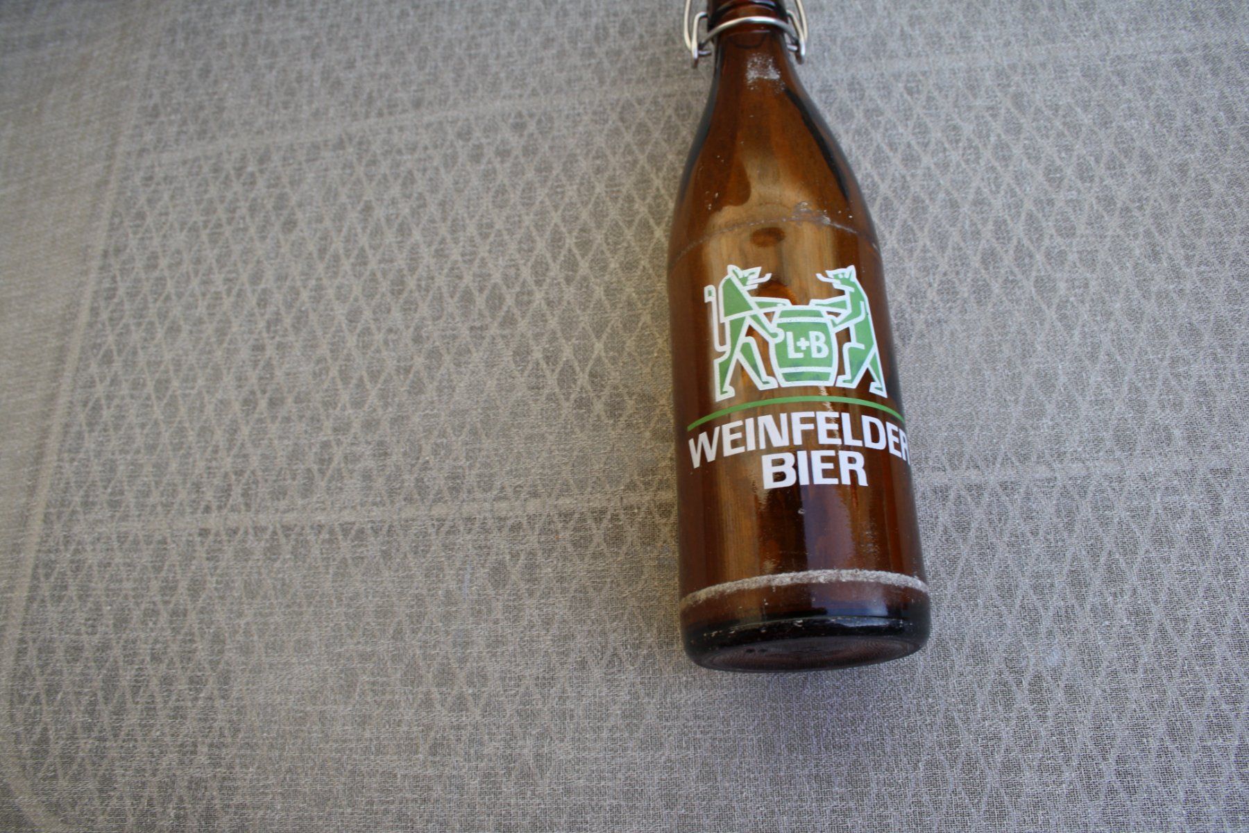 Bicchieri, Caraffe & Bottiglie: BIERFLASCHE WEINFELDER BIER L+B BÜGELFLASCHE – Usato da Wauwil venduto da Pneuedy 5
