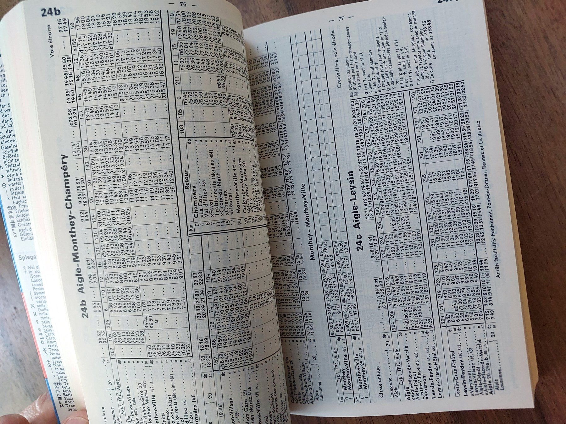 Libri: Amtliches Kursbuch Sommer 1979 – Usato da Schönenwerd venduto da Steidi 4