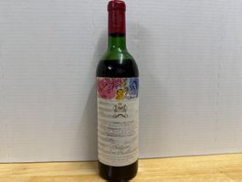 1 Fl. Chateau Mouton Rothschild 1970 Marc Chagall Etikett