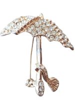 Brosche Schirm Modeschmuck