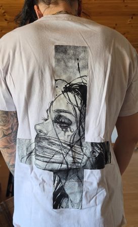 Unisex Shirt Gr.L Gothic Motiv