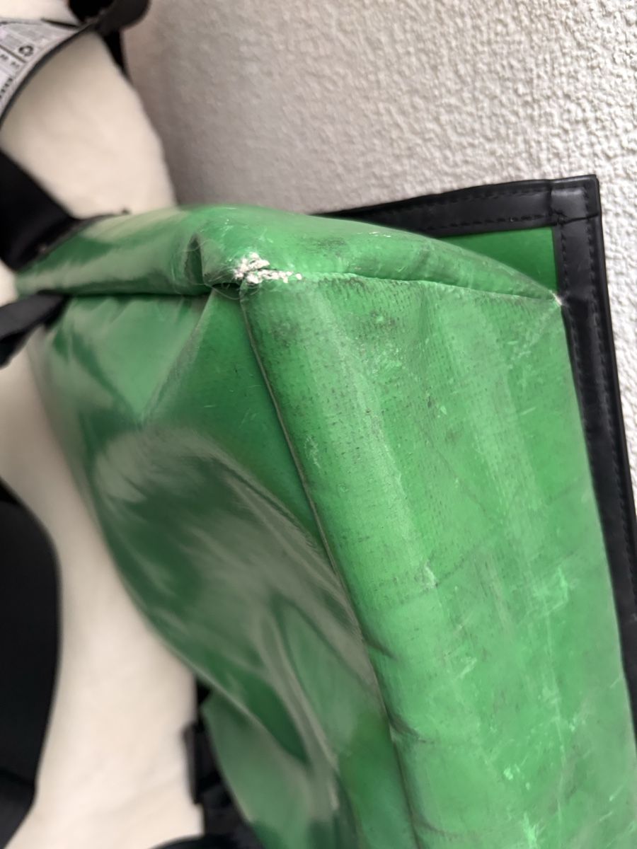 Freitag Taschen: FREITAG Messenger Tasche grün/weiss – Gebraucht aus Winterthur von -tangerine- 7