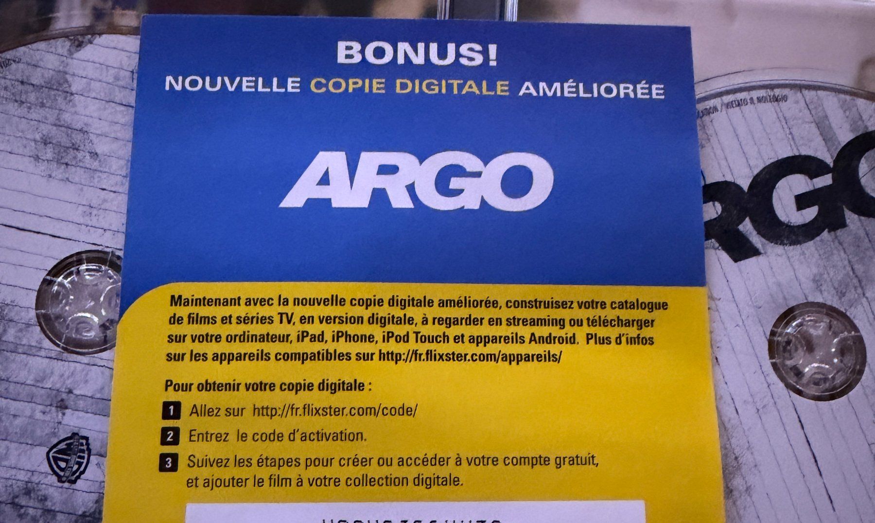 Alle DVDs: Argo (2012) Ultimate Edition - Blu-ray + DVD – Gebraucht aus Semsales von __Florian__ 7