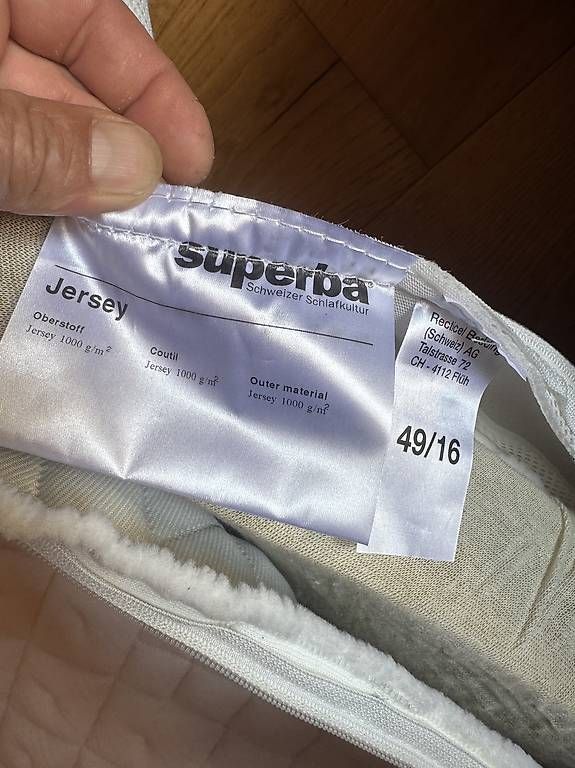 Matratzen: Surmatelas superba lino – Gebraucht aus Château d'Oex von jerancey 1
