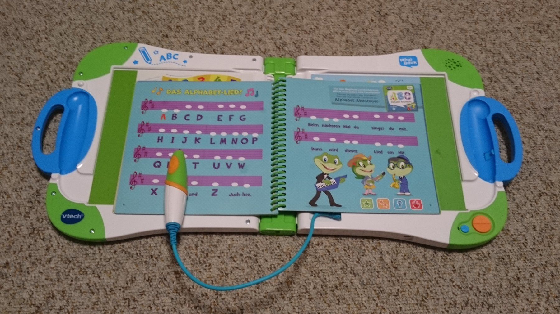 Vtech Giocattoli: Lerncomputer Magi Book in grün von vtech – Usato da Wiler b.Utzenstorf venduto da Hallucino6