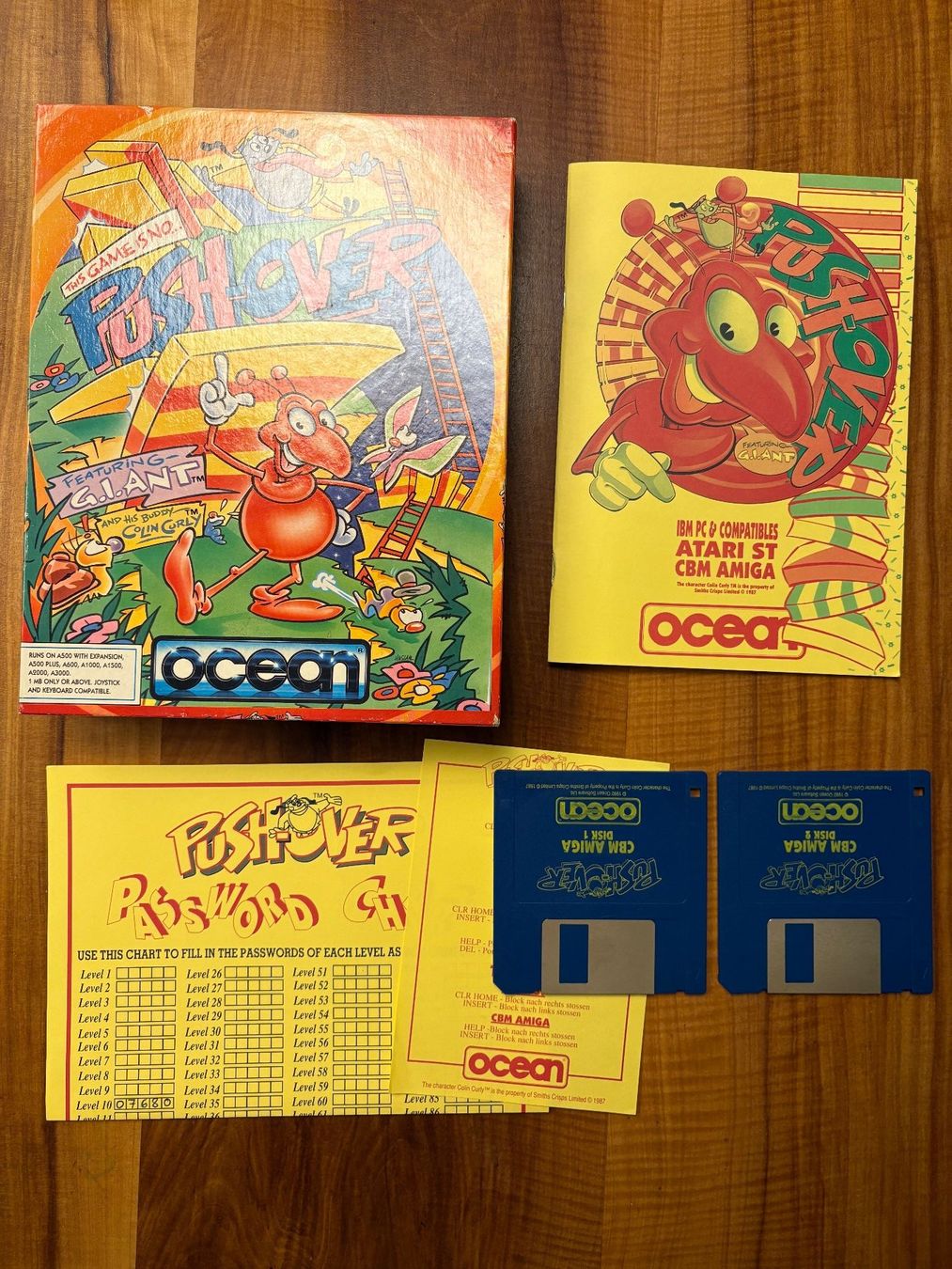 Giochi: Amiga Spiel: Push Over (Big Box) – Usato da Niederhasli venduto da Manuf0 2