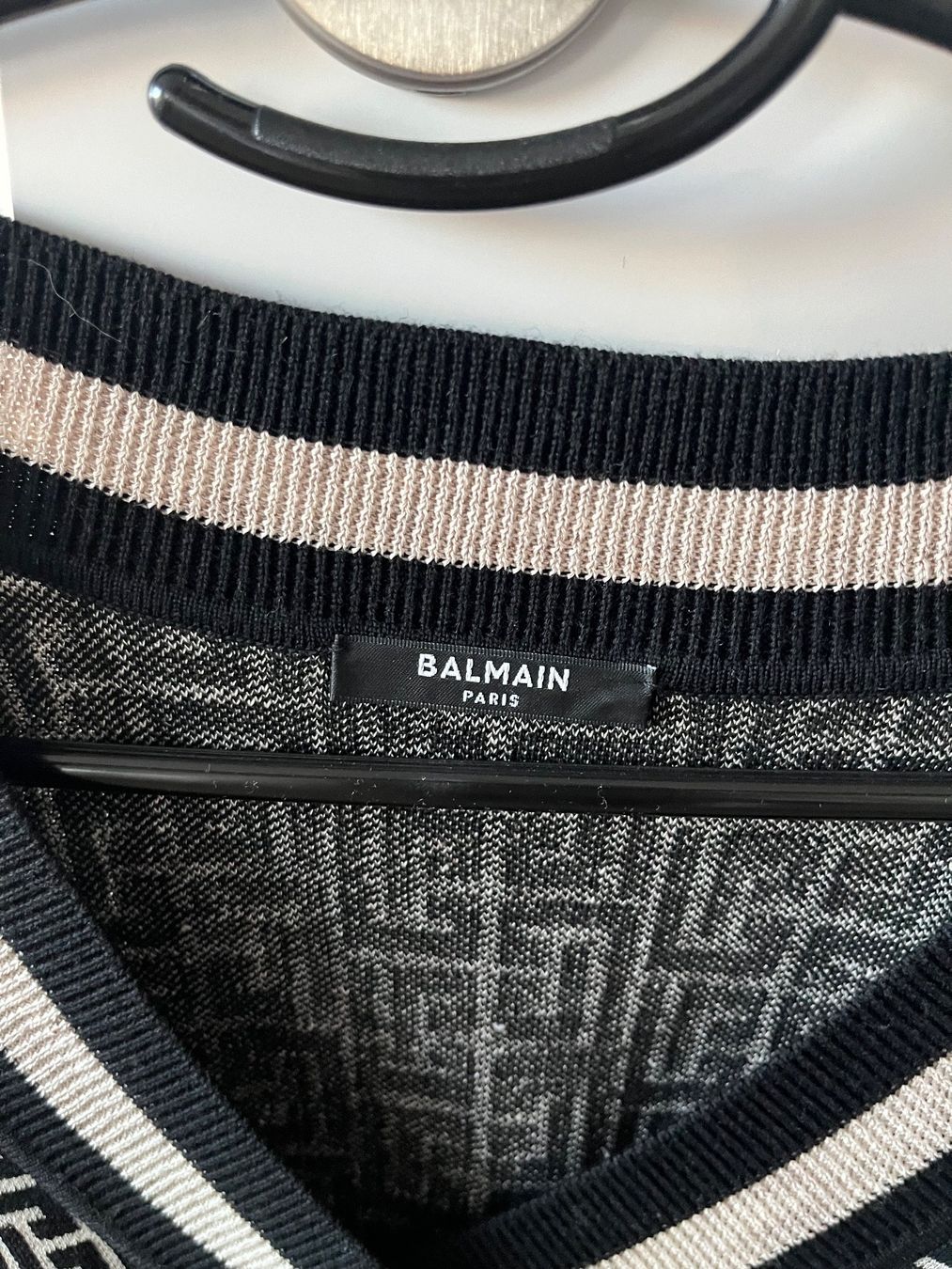 Balmain Pullover & Sweatshirts: Damen Balmain Pullover mit Monogram Muster – Neu (gemäss Beschreibung) aus Meilen von Emma_321 3
