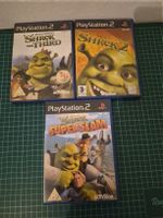 Shrek PS2 Games Bundle - Shrek 2, Shrek the Third, Slam!