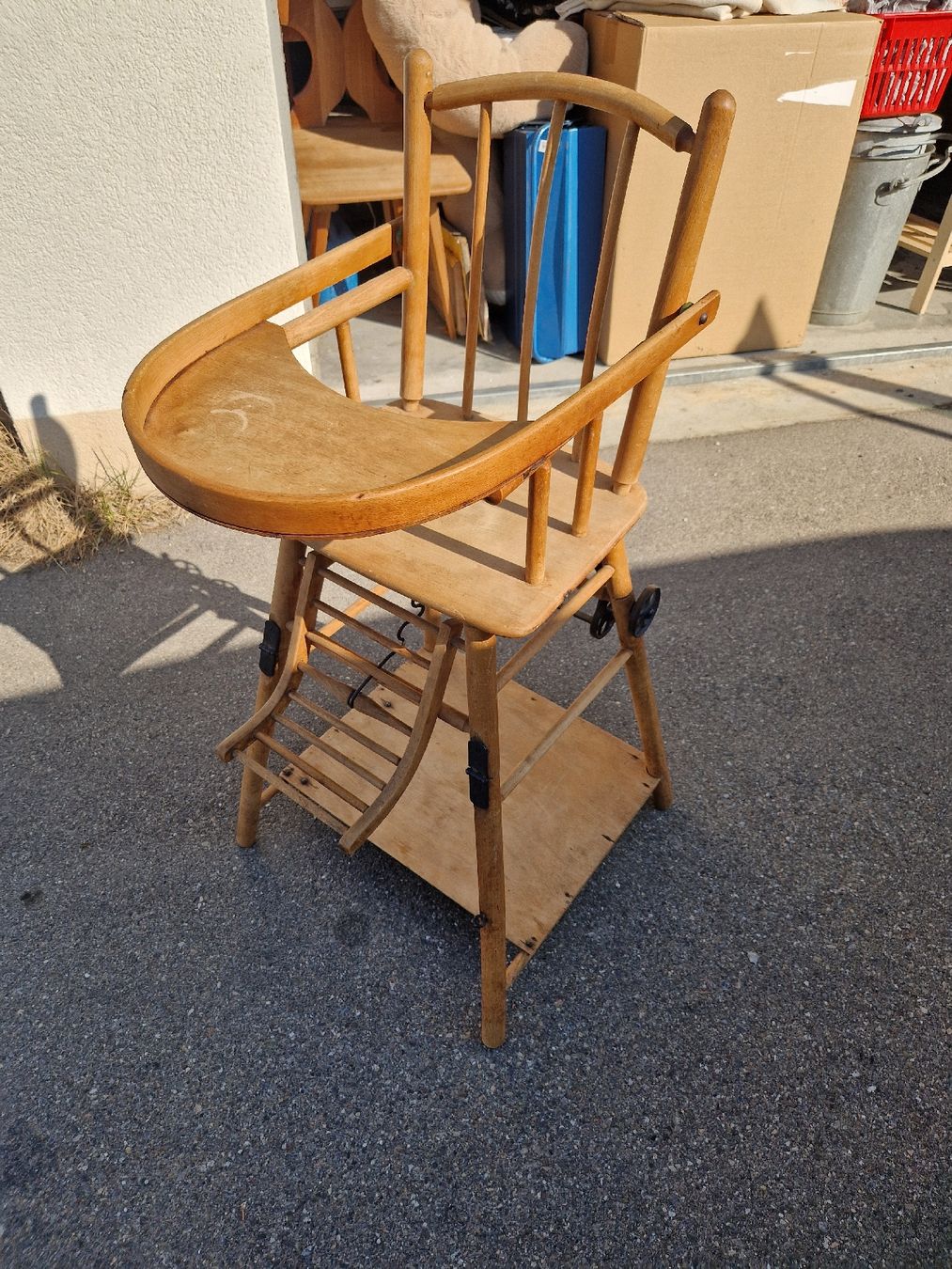 Wisa Gloria Seggioloni: KinderHochstuhl Holz mit Rollen gebraucht – Usato da Mörigen venduto da Clio111 5