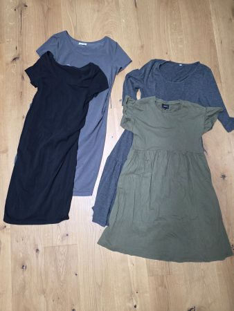 Set 4 Schwangerschaftskleider (Umstandsmode)