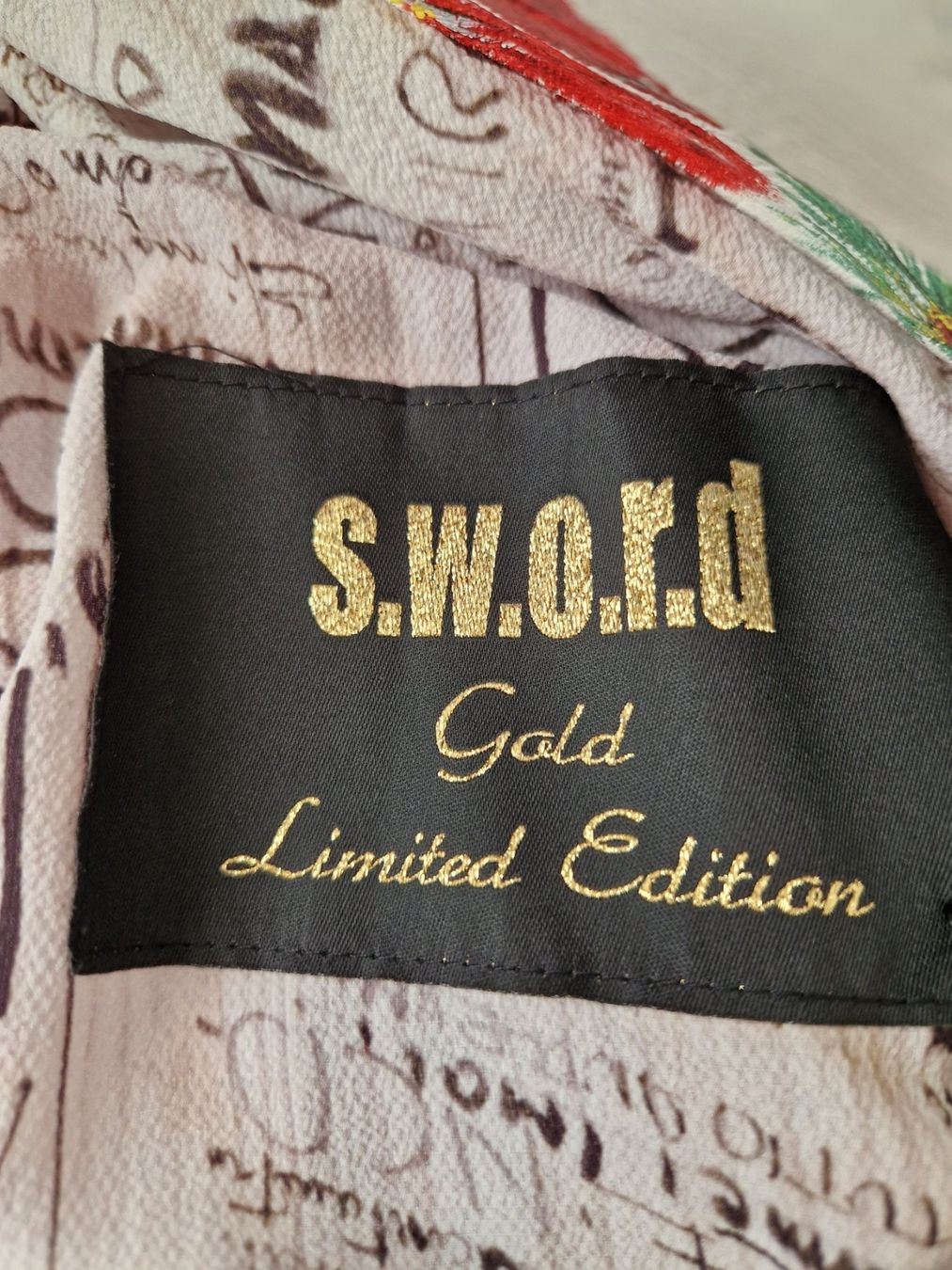 Jacken: Sword Lederjacke Blumen bemalt Gr. 46 (IT) – Neu und originalverpackt aus Erlinsbach SO von ULIKH 2