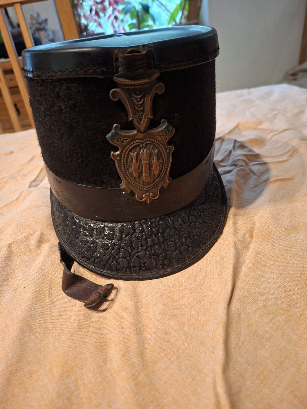 Antike Kleidung & Accessoires: Alter Feuerwehrhelm – Gebraucht aus Walzenhausen von Dachs74
