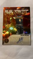 2023-24 NBA Hoops Premium Justin Holiday Auto Ice Prizm Hot 