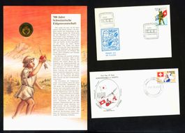 CH 700 Jahrfeier Sonderausgaben Q821)