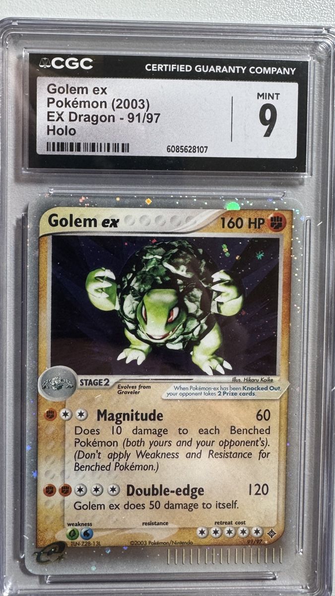 Pokémon Carte collezionabili: Pokémon Golem Ex 91/97 Ex Dragon – Usato da Belprahon venduto da Rob_ain