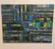 CC ART, CH Künstlerin, Acrylgemälde 60x80cm, auf Leinwand!
