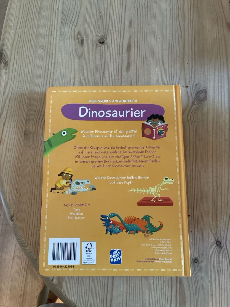 Livres: Antwortbuch Dinosaurier, Klappenbuch – D'occasion à Mitlödi par meyer-sabrina 3