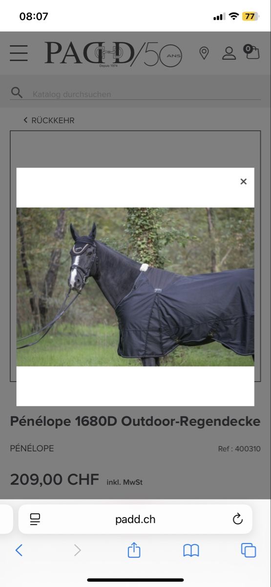 Couvertures: Regendecke Penelope 150cm – Neuf avec emballage d'origine à Wohlen AG par bey_jcy5 8
