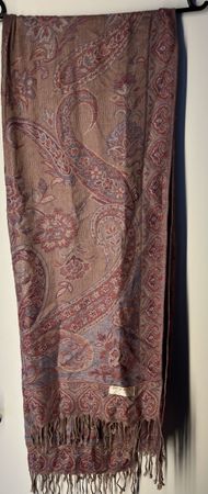 Wunderschöner, Pashmina warmer Winter Schal aus Cashmere